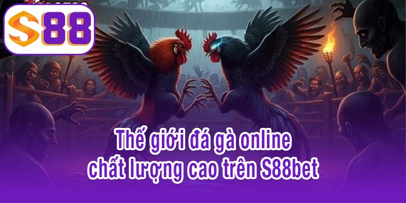 Khám phá thế giới đá gà online chất lượng cao cùng S88bet
